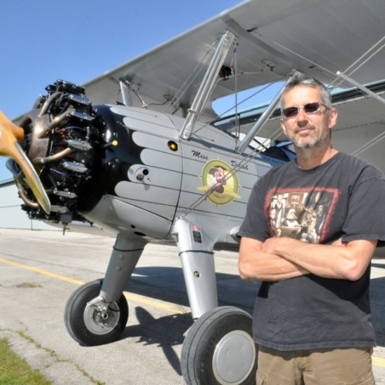 Dennis and his Stearman 